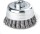 LESSMANN Zopf-Topfbürsten, Drm. 65 mm 18 Z Stahldraht STH glatt 0,35 mm  Gew. M 14 482117