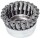 LESSMANN Zopf-Topfbürsten, Drm. 65 mm 18 Z Stahldraht STH glatt 0,35 mm  Gew. M 14 482117