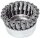 LESSMANN Zopf-Topfbürste, Drm. 65 mm 18 Z Stahldraht STH glatt 0,50 mm  Gew. M 14 482217