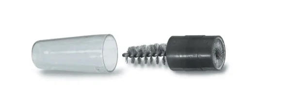 LESSMANN Polklemmenbürste 180/120x60mm Stahldraht gew. Kunststoffkörper schwarz 563301