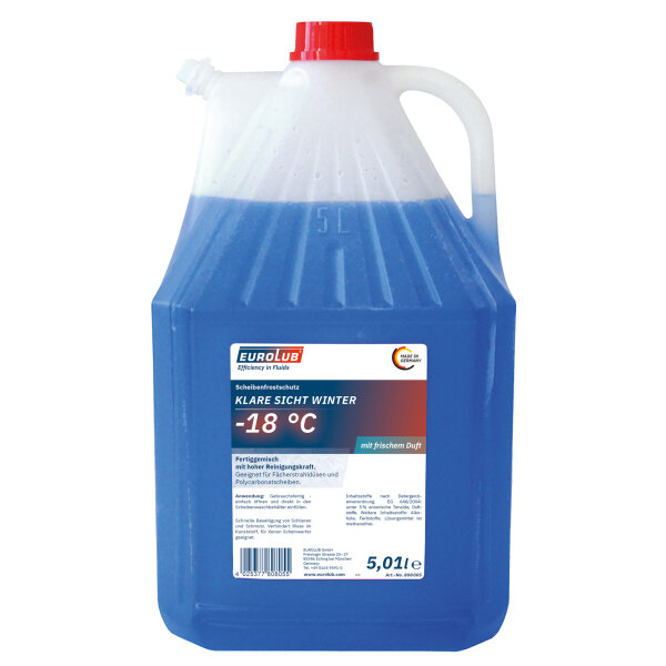EUROLUB KLARE SICHT WINTER FERTIGGEMISCH bis -18° VbF frei - 5 L (808005)