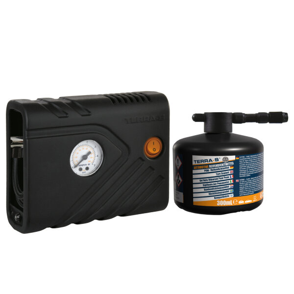 TERRAS Reifendichtmittel Mikro Plus 300 Kit mit 300 ml T56004