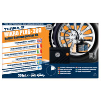 TERRAS Reifendichtmittel Mikro Plus 300 Kit mit 300 ml...