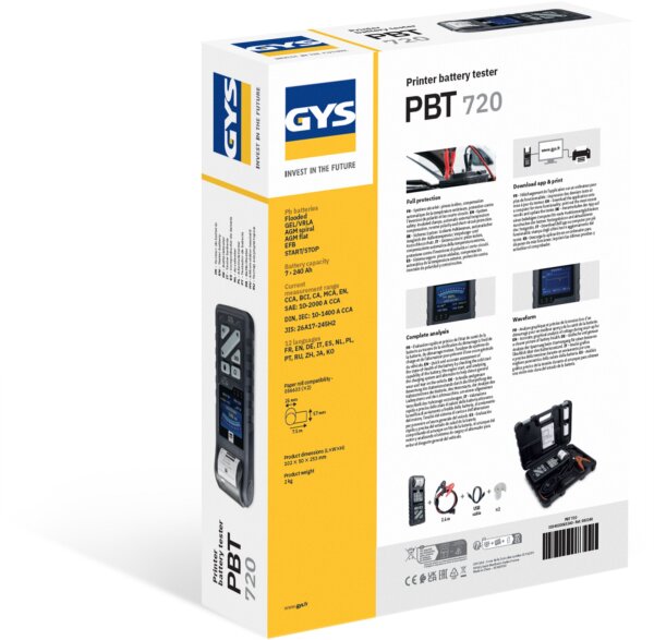 GYS Battery Tester PBT 720 Start/Stop