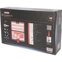 KS Tools 1/4" Steckschlüssel-Satz, 48-tlg