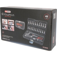 KS Tools 1/4" Steckschlüssel-Satz, 48-tlg