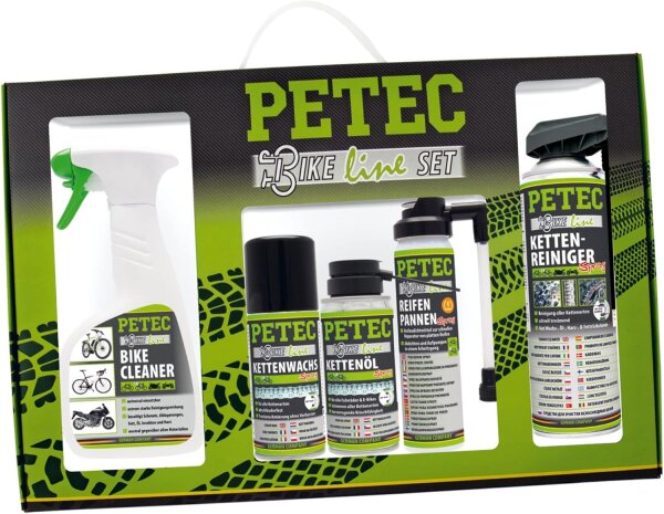 PETEC Bike-Line-Set 99190  5er Fahrrad Pflege Set