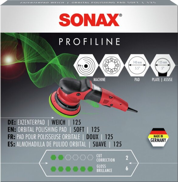 SONAX ExzenterPad weich 125 1 Stück 04925000
