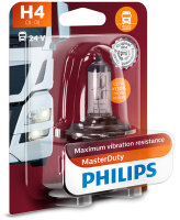 Philips Scheinwerferlampe MasterDuty H4 24V 75/70W P43t-38