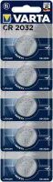 VARTA Lithium Knopfzellen CR2032 3V 5er Blister
