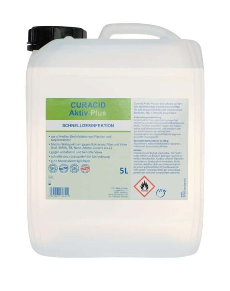 zetClean® – Schnelldesinfektion Curacid® Aktiv Plus