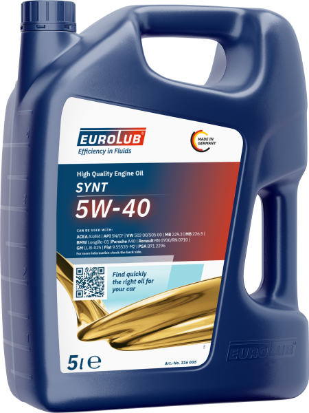 EUROLUB Motorenöl Synt SAE 5W-40 1L