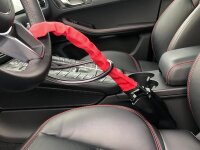 HP-AUTOZUBEHÖR Lenkradschloß rot 72cm