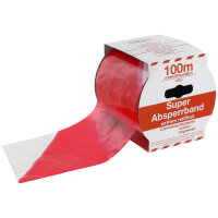 LEIBWÄCHTER Absperrband 100m,80mm,rot-weiß