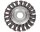 LESSMANN Zopf-Rundbürste 115x14mm 20 Zöpfe