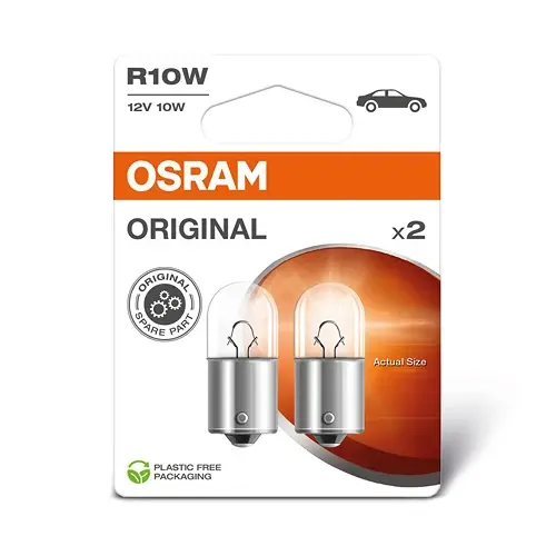 OSRAM Original R10W 5008-2BL 12V 10W Doppelblister