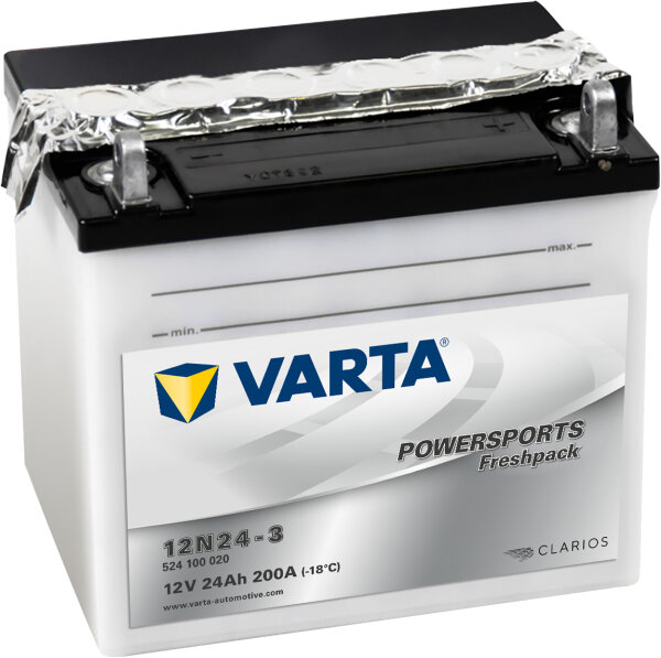VARTA Powersports Fresh Pack 12N24-3 12V 24Ah 200A EN (524100020I314)