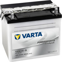 VARTA Powersports Fresh Pack 12N24-3 12V 24Ah 200A EN...
