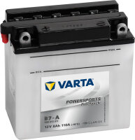 VARTA Powersports Fresh Pack B7-A 12V 8Ah 110A EN...