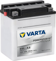VARTA Powersports Fresh Pack B9L-A2 12V 9Ah 130A EN...