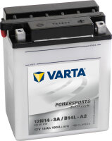 VARTA Powersports Fresh Pack 12N14-3A
B14L-A2 12V 14Ah...