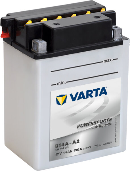 VARTA Powersports Fresh Pack B14A-A2 12V 14Ah 190A EN (514401019I314)