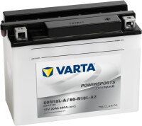 VARTA Powersports Fresh Pack 50N18L-A
50-N18L-A2 12V 20Ah...