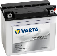 VARTA Powersports Fresh Pack B16-B 12V 19Ah 240A EN...