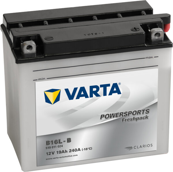 VARTA Powersports Fresh Pack B16L-B 12V 19Ah 240A EN (519011024I314)