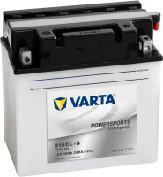VARTA Powersports Fresh Pack B16CL-B 12V 19Ah 240A EN...