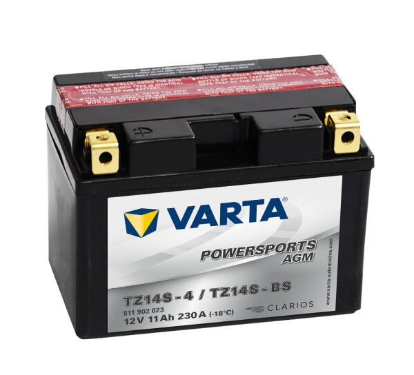 VARTA Powersports AGM  TZ14S-4
TZ14S-BS 12V 11Ah 230A EN (511902023I314)