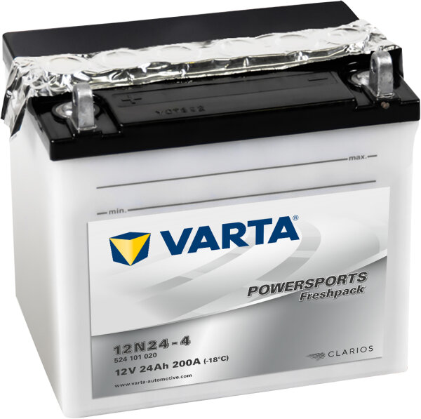 VARTA Powersports Fresh Pack 12N24-4 12V 24Ah 200A EN (524101020I314)