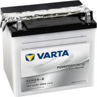 VARTA Powersports Fresh Pack 12N24-4 12V 24Ah 200A EN...