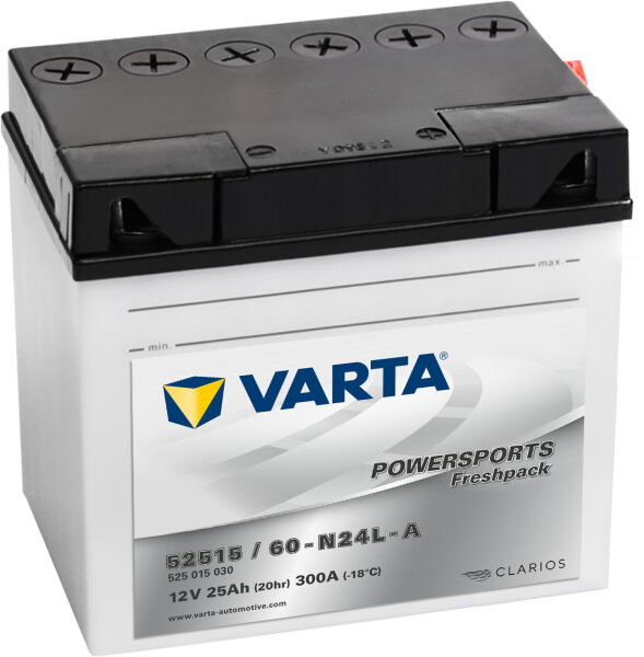 VARTA Powersports Fresh Pack 52515
60-N24L-A 12V 25Ah 300A EN (525015030I314)