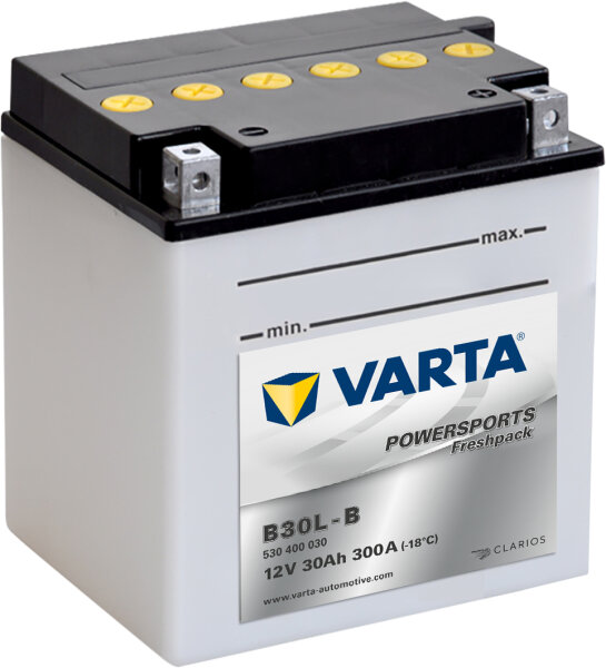 VARTA Powersports Fresh Pack B30L-B 12V 30Ah 300A EN (530400030I314)