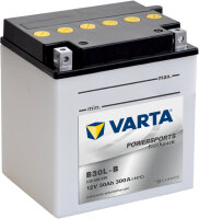 VARTA Powersports Fresh Pack B30L-B 12V 30Ah 300A EN...