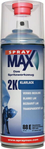 SprayMAX 400ml, 2K Klarlack transparent glänzend 680061