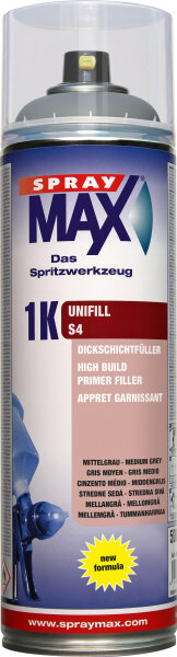 SprayMAX 400ml, 1K Unifill Dickschichtfüller S4 mittelgrau 680422
