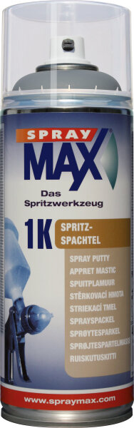 SprayMAX 400ml, 1K Spritzspachtel grau 680016