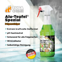 TUGA Alu-Teufel Spezial Felgenreiniger grün Sprayer 1 l (AS-1-D)