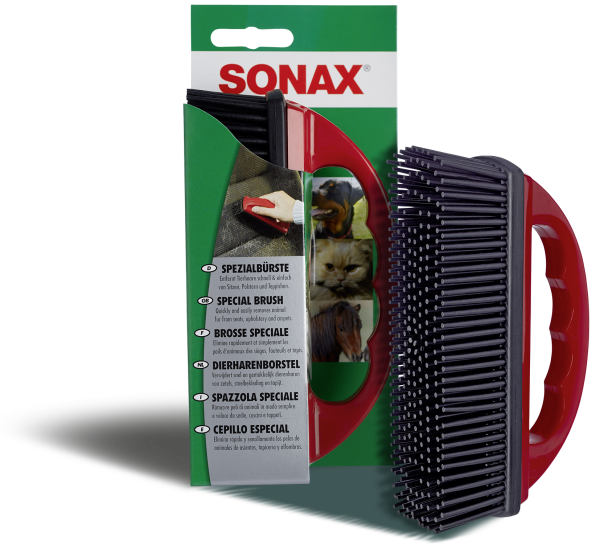 SONAX 04914000  SpezialBürste zur Entfernung von Tierhaaren 156 g