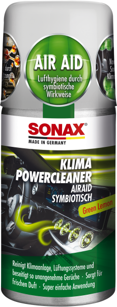 SONAX 03234000  Klima PowerCleaner AirAid symbiotisch Green Lemon 100 ml