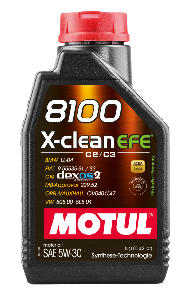 Motul Motorenöl 8100 X-clean EFE SAE 5W-30 1 Liter 109455