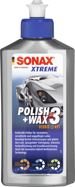 SONAX 02021000  XTREME Polish+Wax 3 250 ml