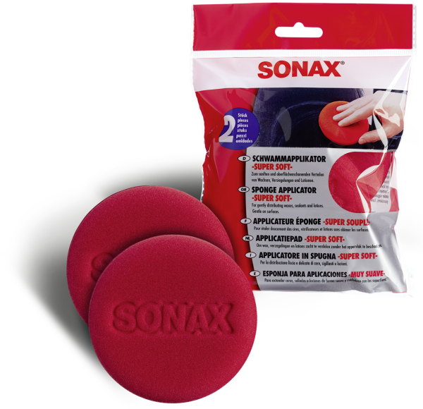 SONAX 04171410  SchwammApplikator -Super Soft- (2 St.) 2 Stück