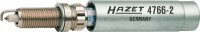 HAZET Zündkerzen-Schlüssel 4766-2 - Vierkant10 mm (3/8 Zoll) - Außen-Doppel-Sechskant Profil - 14 mm