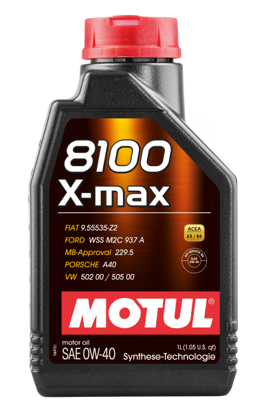 Motul Motorenöl 8100 X-max 0W40 1 Liter 110071