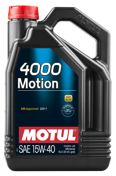 Motul Motorenöl 4000 Motion 15W40 5 Liter 100295