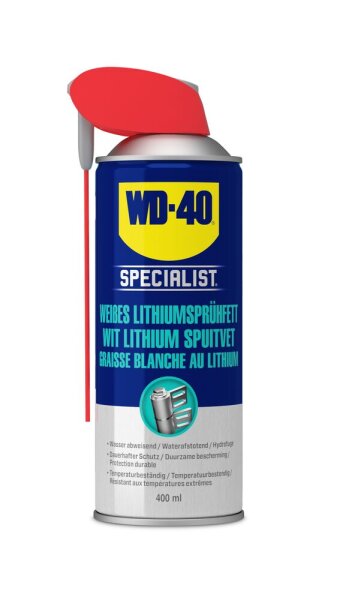 WD-40 SPECIALIST 400ml Weißes Lithiumsprühfett  49390