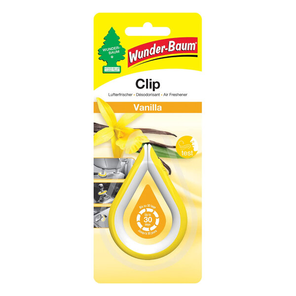 Wunderbaum Vanilla Lufterfrischer Clip 97180